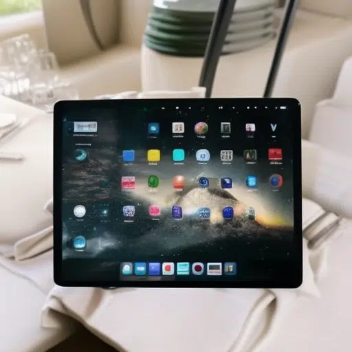 An ipad screen